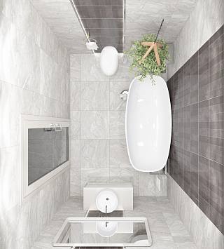 Плитка 31.5*63 CARNAVAL GREY 49